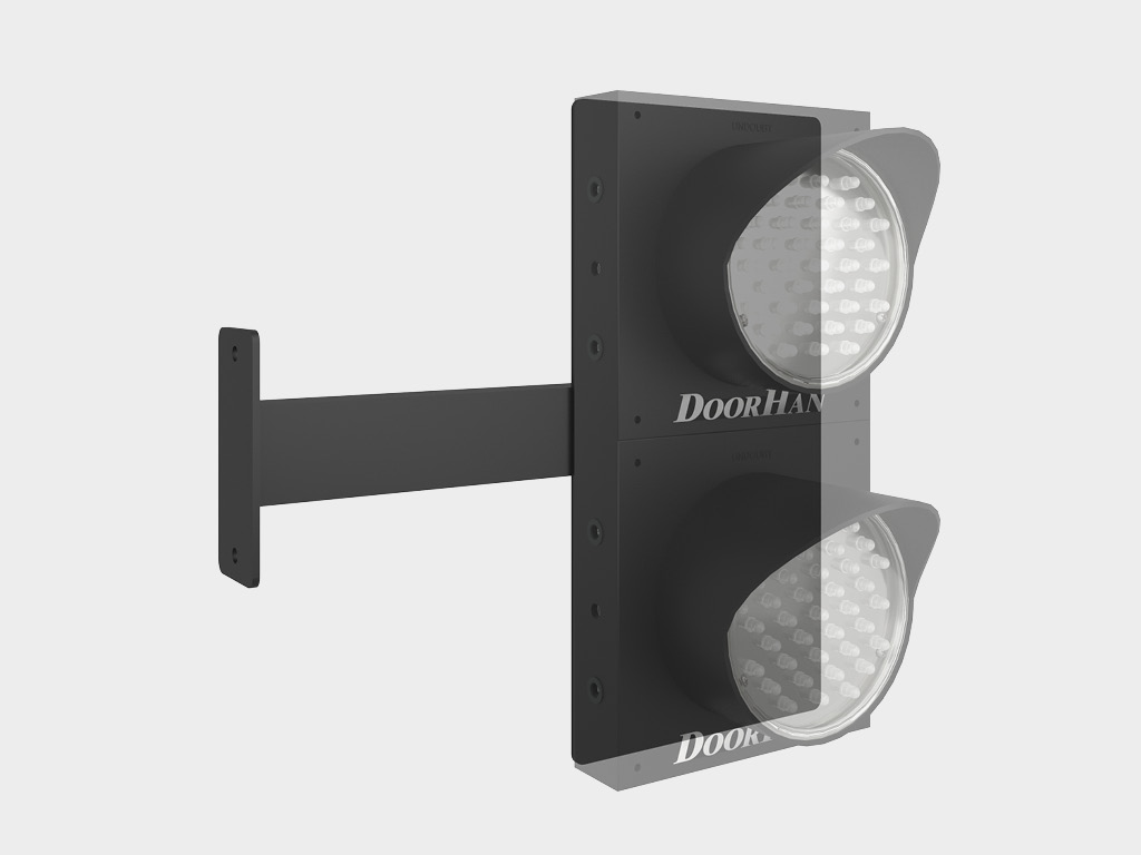 Artikul «OE.DH120». Svetofor kronshti yuk tushirish tizimlari uchun mo'ljallangan bo'lib, u yuk tushirish tamburining yon devoriga o'rnatiladi.